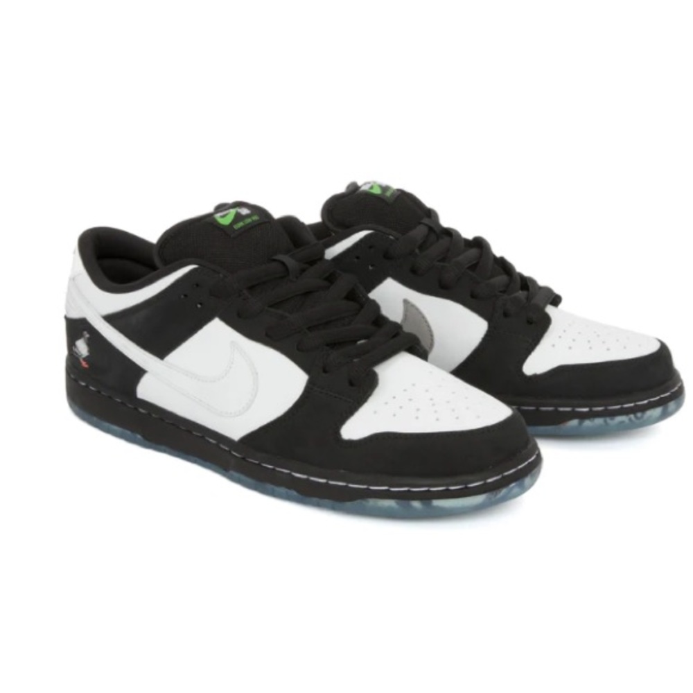 Nike Black and White Pigeon SB Dunk Low